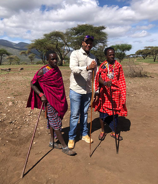 John Kiboko Safaris with Maasai Ngorongoro Crater Tanzania safaris 
